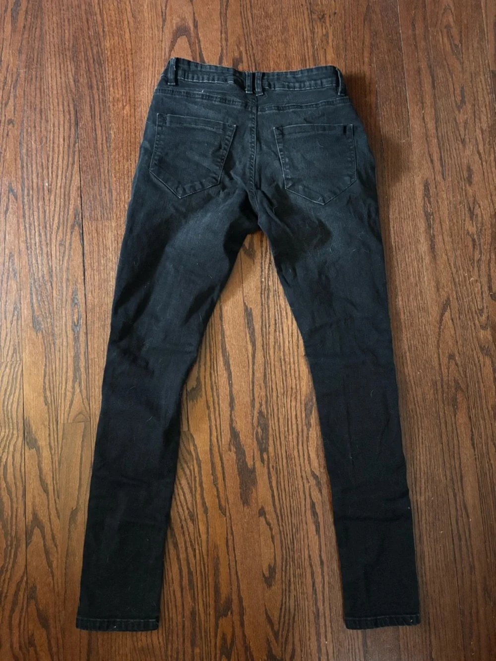 Urban Classics Black Men’s Skinny Motorcycle Jeans 30x30 - Picture 4 of 4